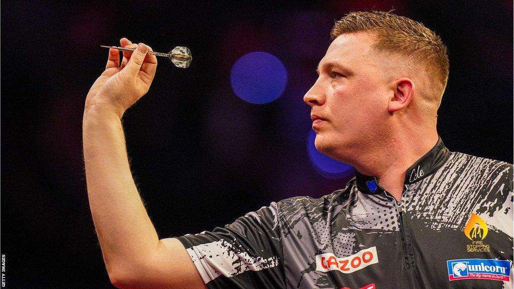 Darts player Chris Dobey