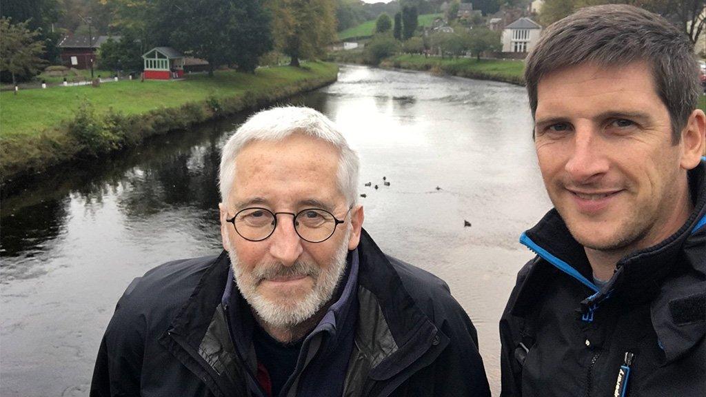 Dan with his dad Graeme