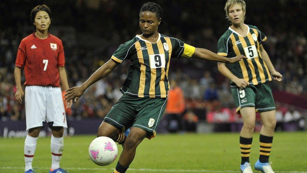 Amanda Dlamini represented Banyana Banyana for a decade earning 105 caps