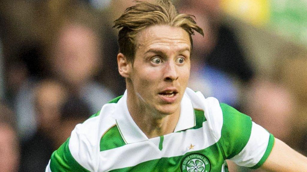 Celtic midfielder Stefan Johansen