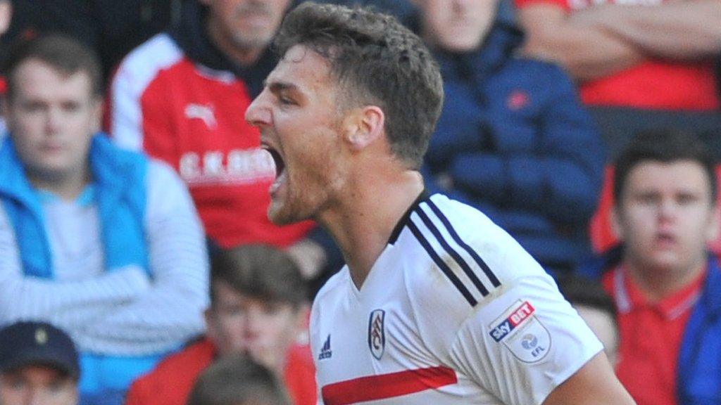 Chris Martin celebrates scoring for Fulham