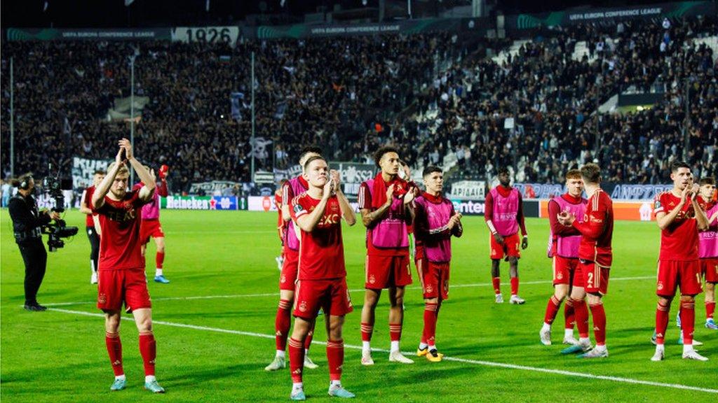 Aberdeen players