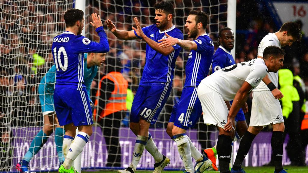 Chelsea celebrate