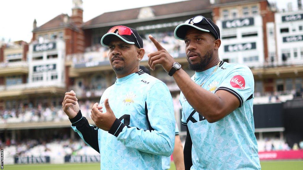 Sunil Narine and Chris Jordan