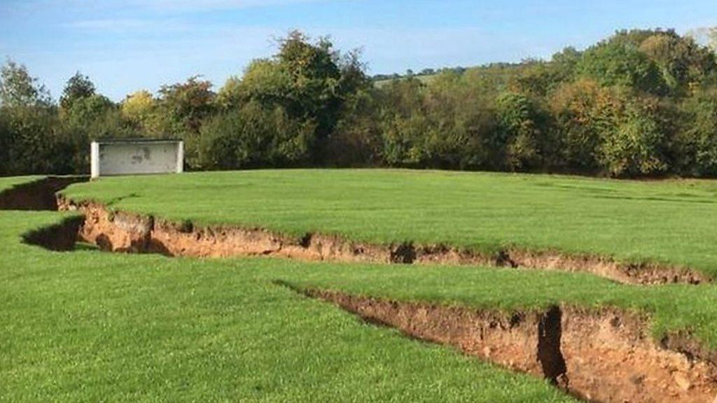 Sinkhole in Northern Ireland