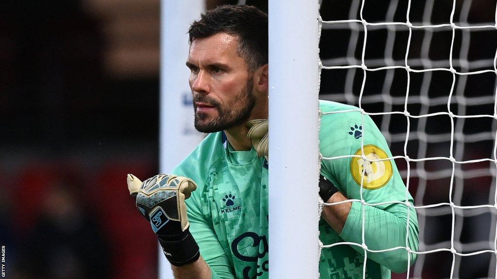 Ben Foster in action for Watford