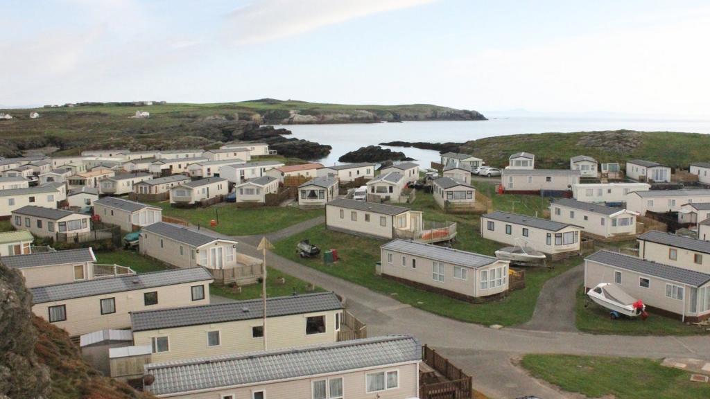 Caravan park near Trearddur Bay, Anglesey