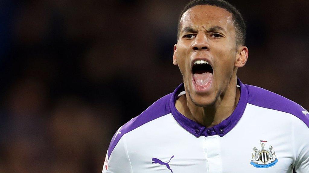 Newcastle goalscorer Isaac Hayden