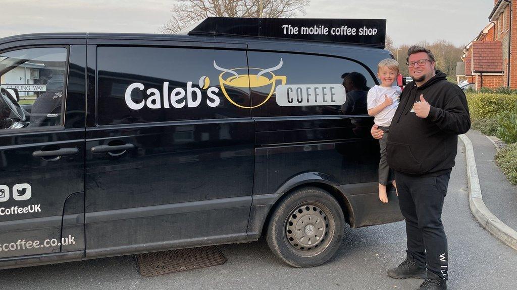 Caleb's Coffee van