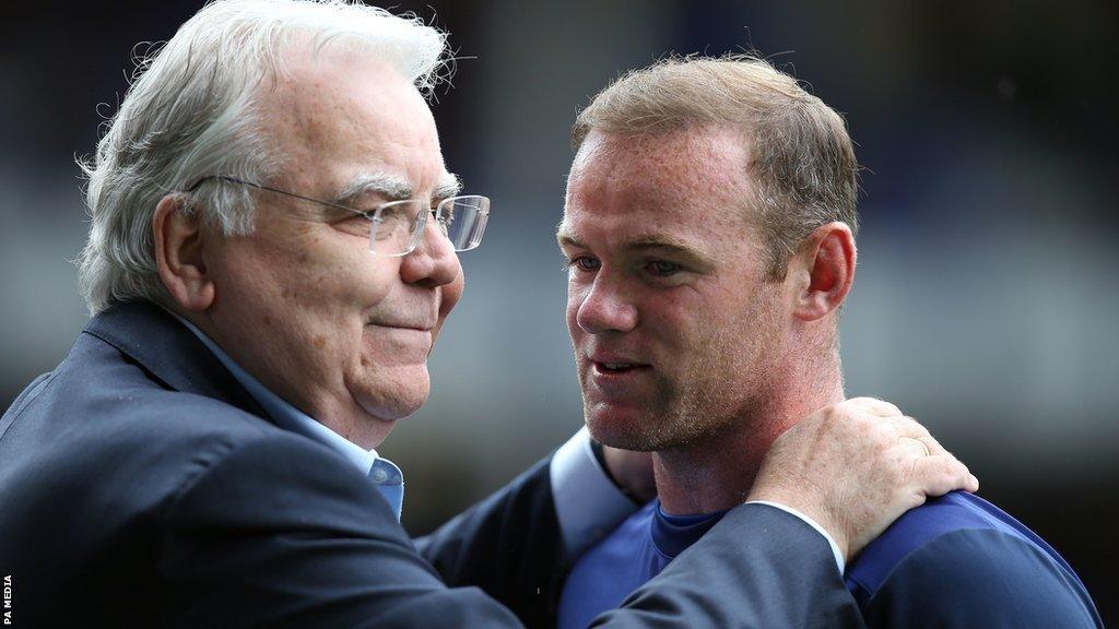 Bill Kenwright and Wayne Rooney