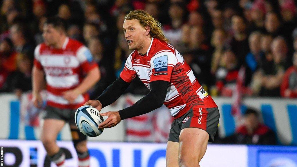 Billy Twelvetrees playing for Gloucester