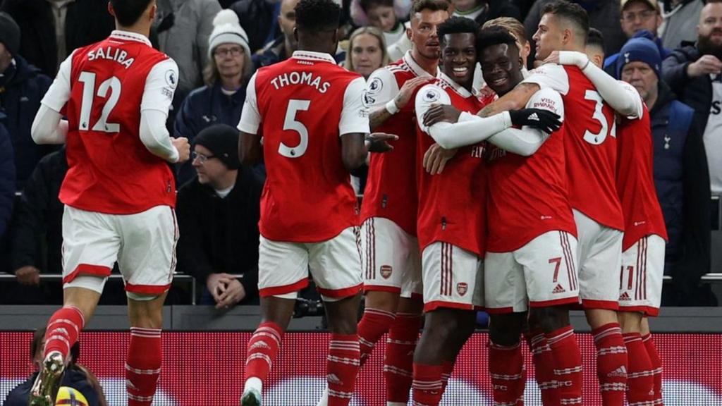 Arsenal celebrate