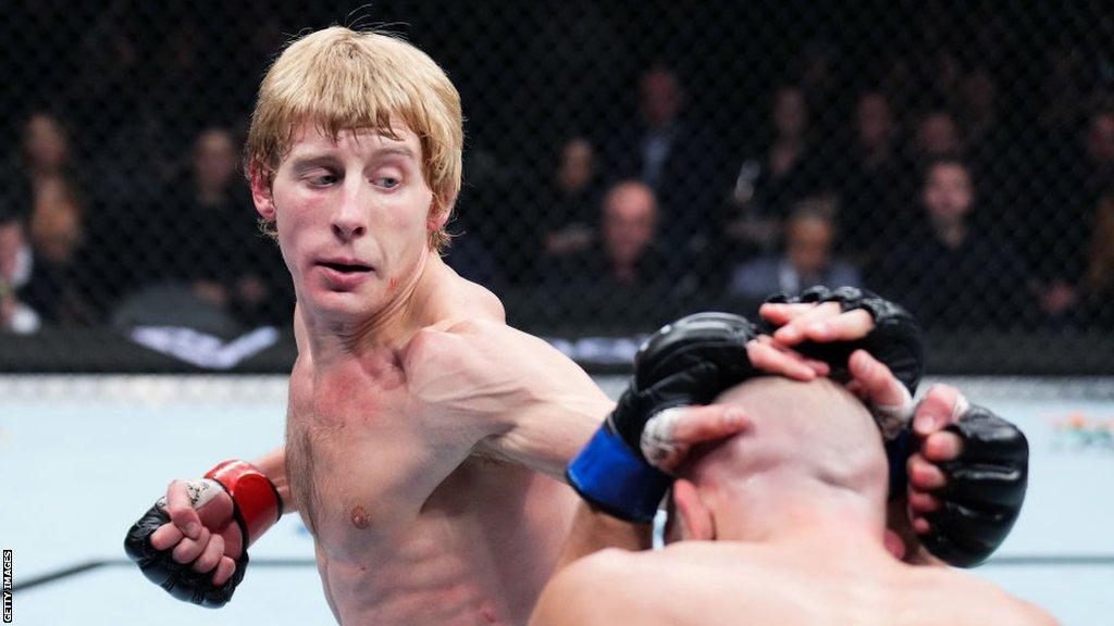 Paddy Pimblett in his fight with Jared Gordon