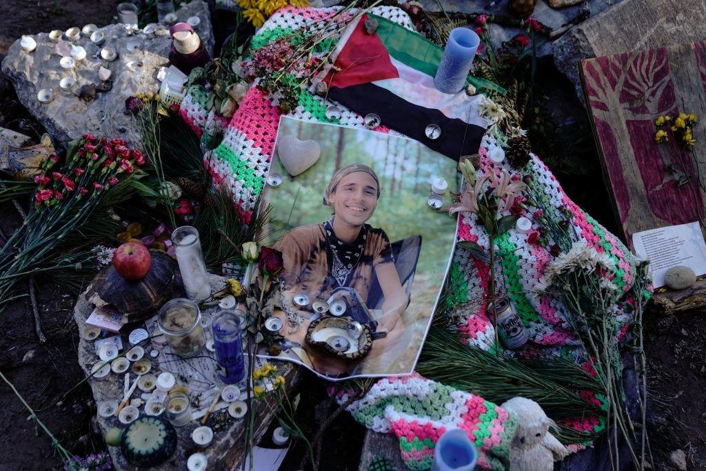 A memorial altar for Manuel Paez Terán