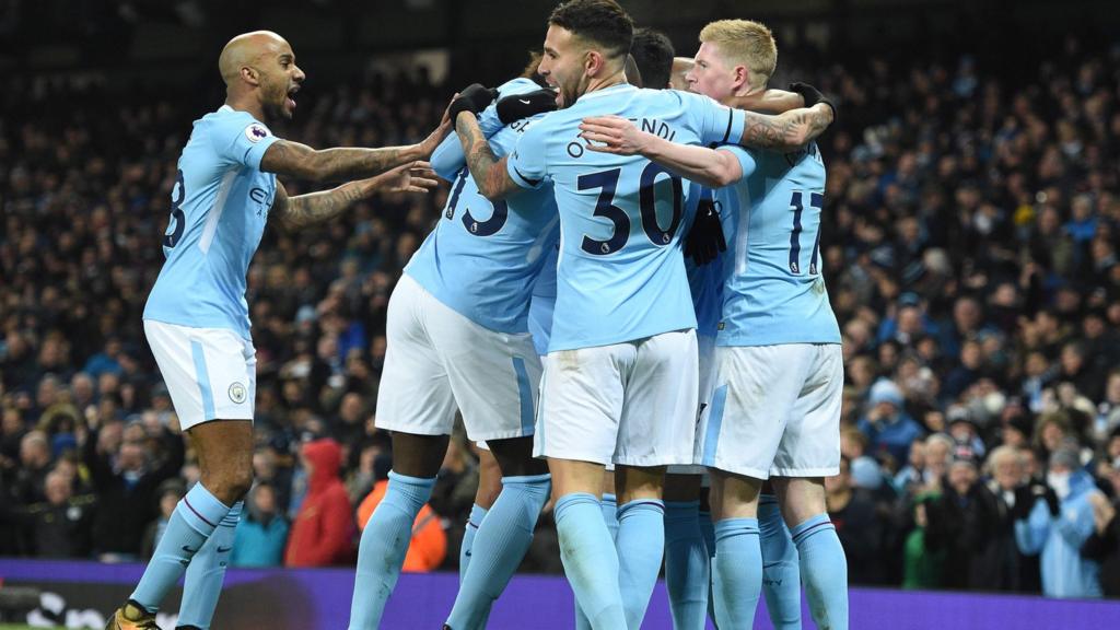 Man City celebrate