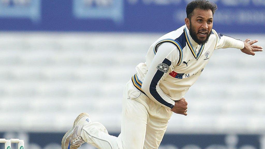 Yorkshire and England leg spinner Adil Rashid