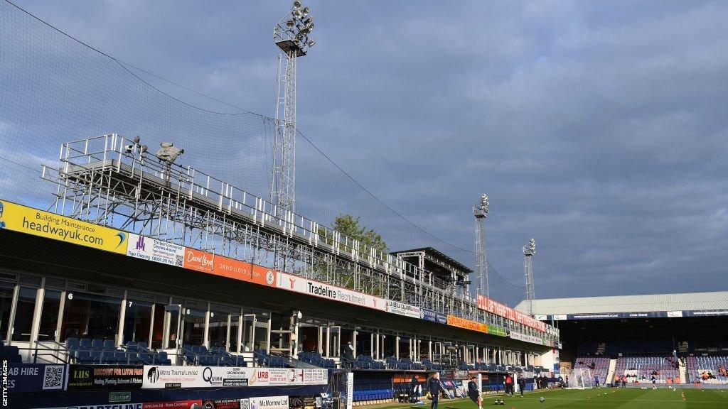 A general view of a stand at Luton's Kenilworth Road