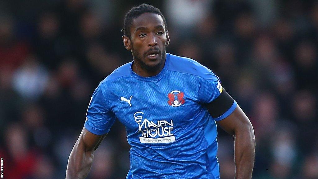 Omar Beckles in action for Leyton Orient