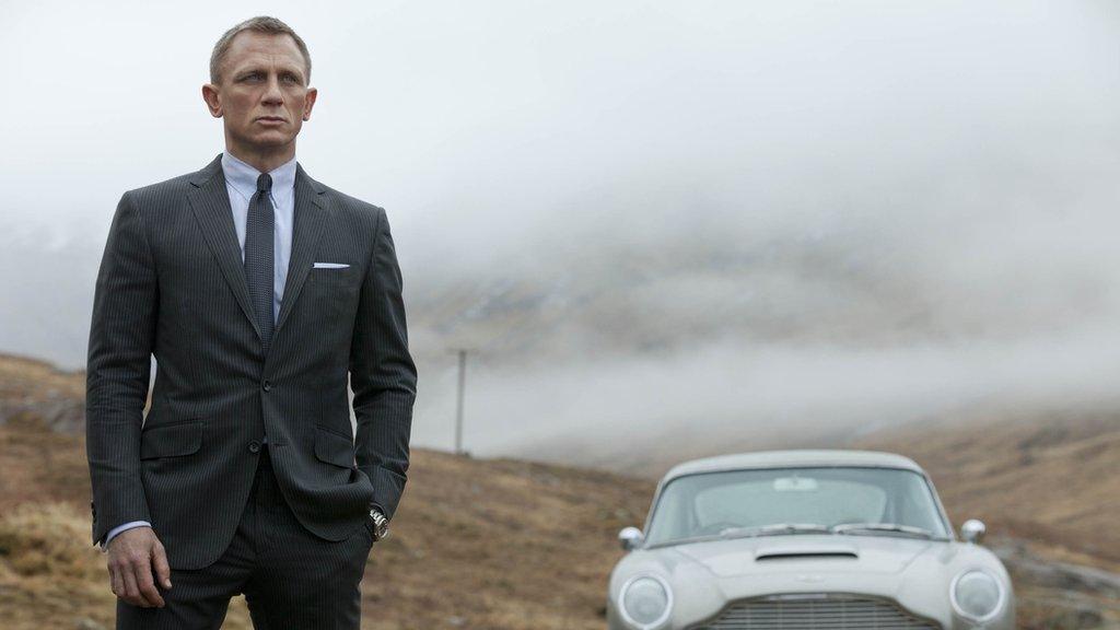 Daniel Craig as James Bond in 2012's 007 movie Skyfall