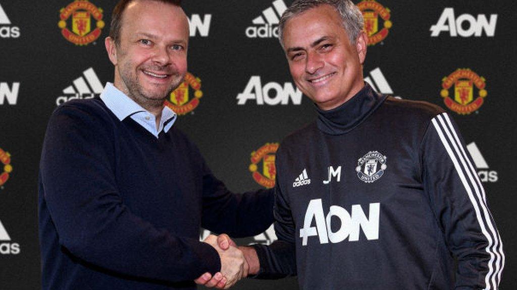 Jose Mourinho and Ed Woodward