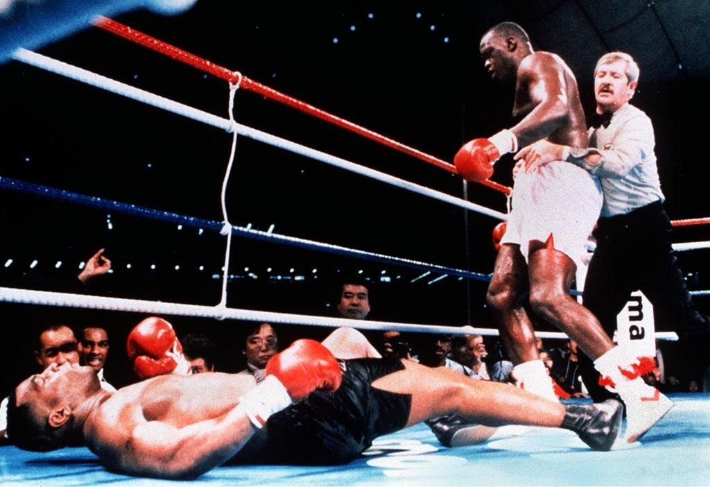 Mike Tyson knocked out by Buster Douglas