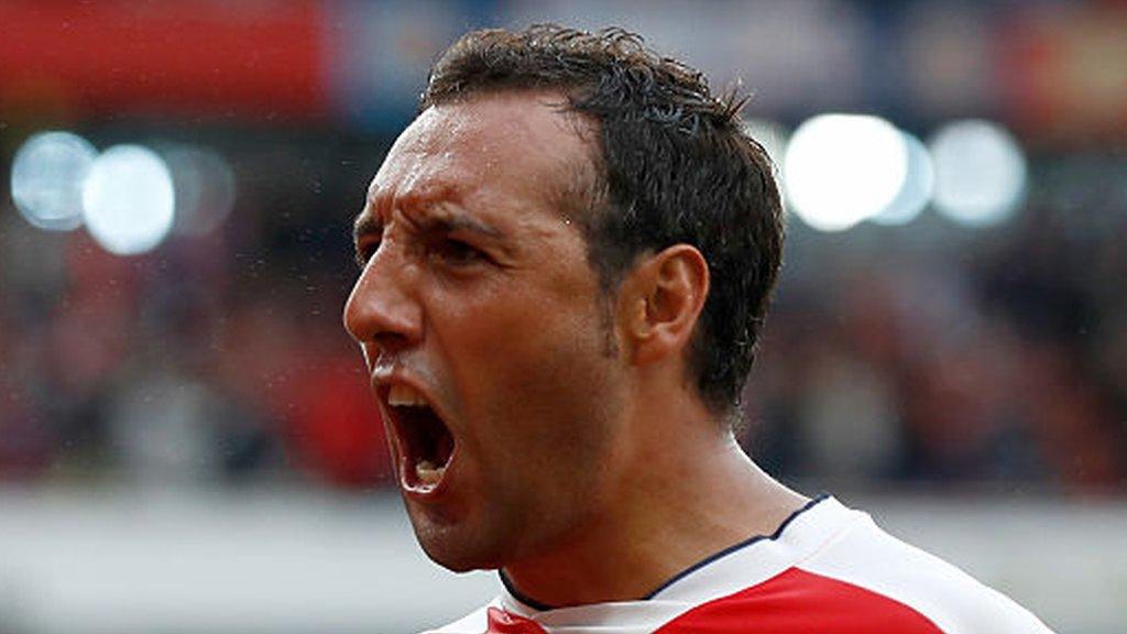 Arsenal midfielder Santi Cazorla