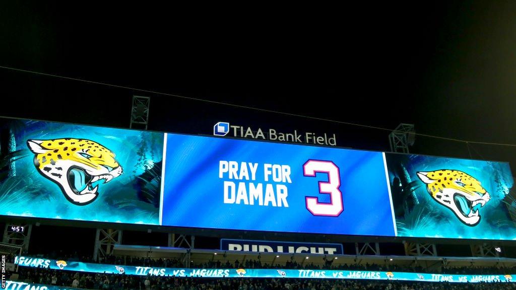 Support was shown at the Jaguars' TIAA Bank Field in Jacksonville