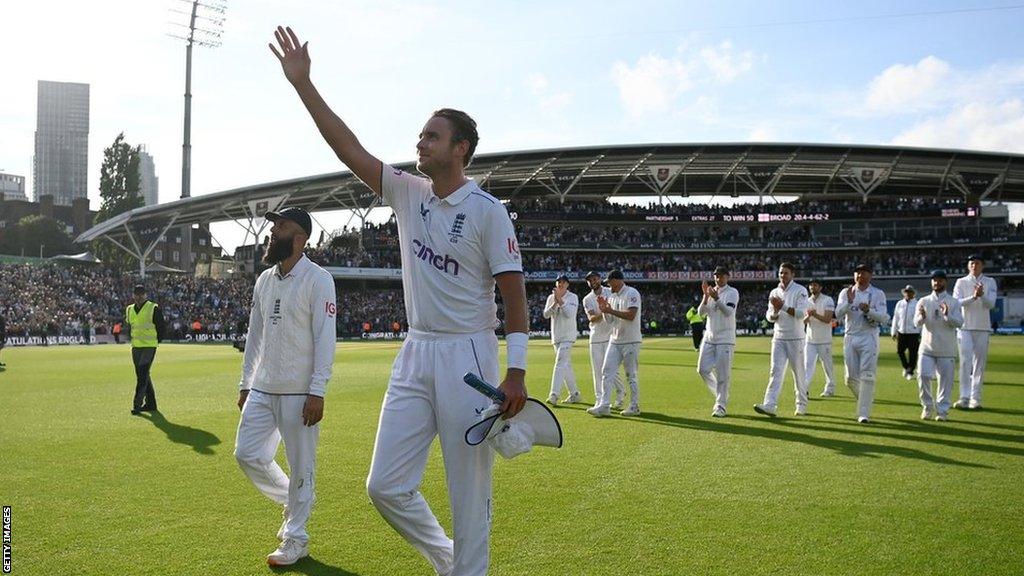 Broad retired after the final Ashes Test at The Oval, his total of 604 wickets the sixth-highest in history