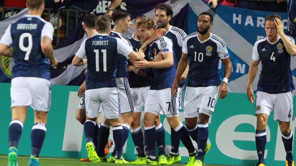 Scotland are in front in Vilnius