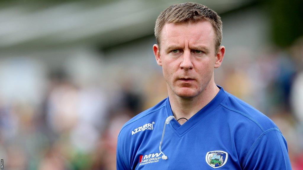 Justin McNulty during his previous stint in charge of Laois