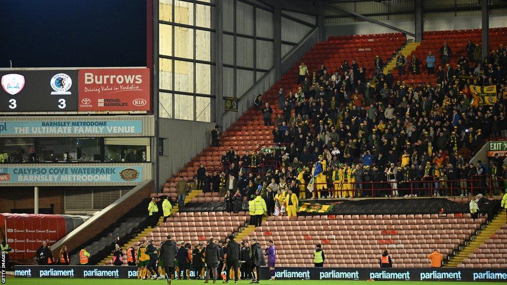Horsham at Barnsley in the first round
