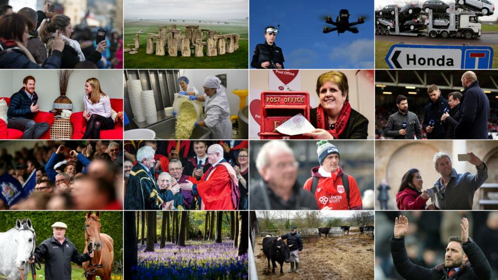 West Country montage