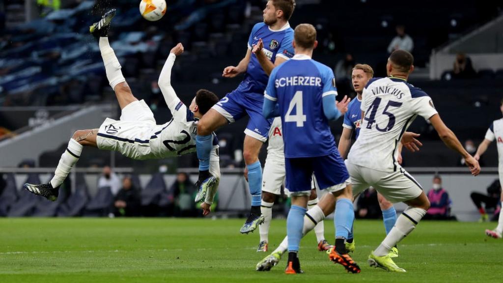 Dele Alli scores for Spurs