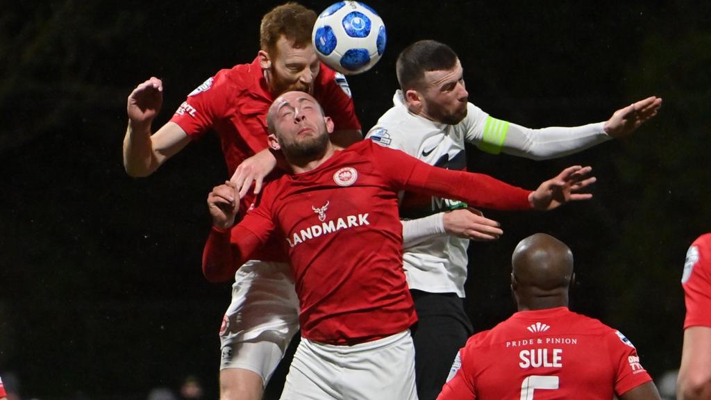 As it happened European playoff Final Glentoran 24 Larne BBC Sport