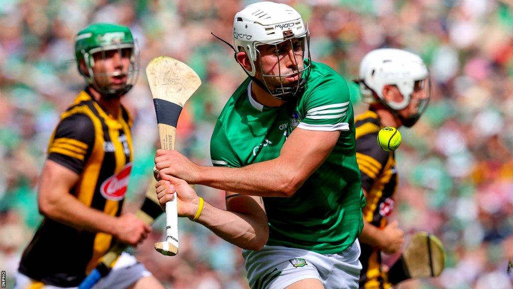 Limerick's Aaron Gillane takes a shot at goal in last year's All-Ireland Final win over Kilkenny