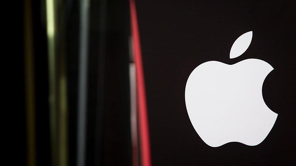 The Apple logo is displayed outside company's Regent Street store