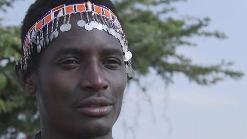 Maasai Cricket Warriors captain Sonyanga Ole Ngai