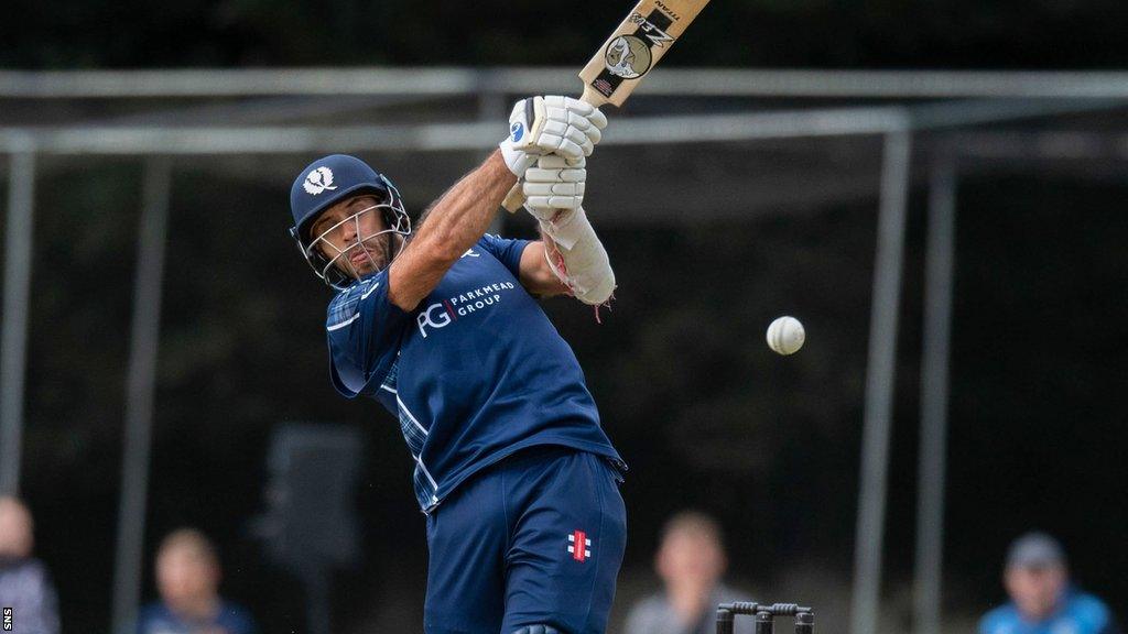 Scotland batsman Kyle Coetzer