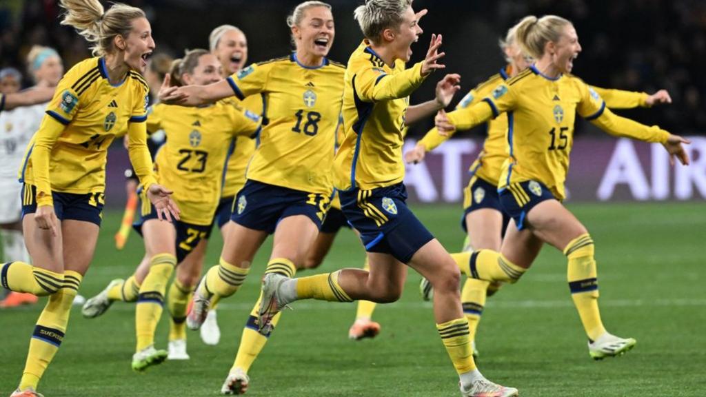 Sweden celebrate