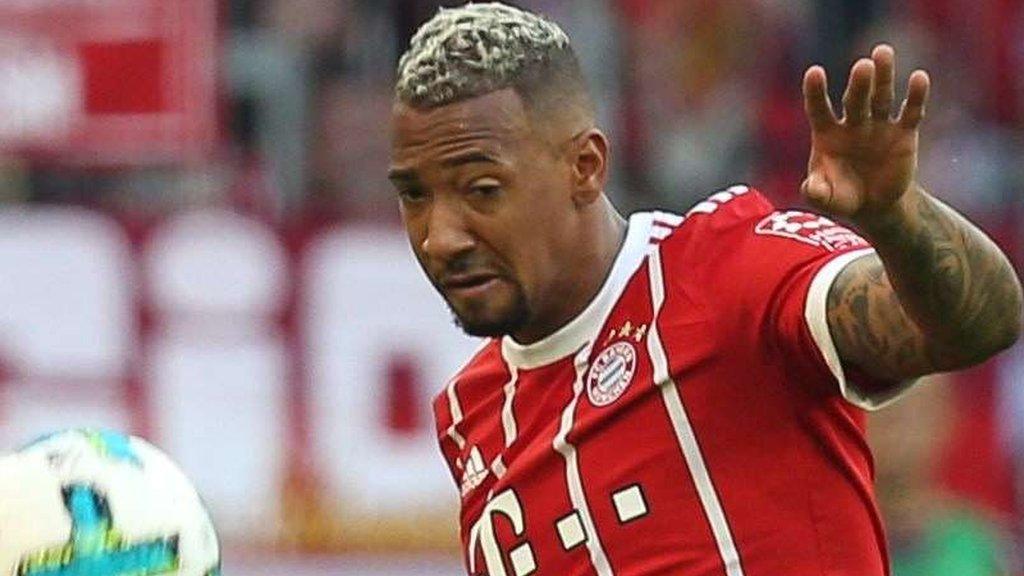 Bayern Munich defender Jerome Boateng in action against Freiburg