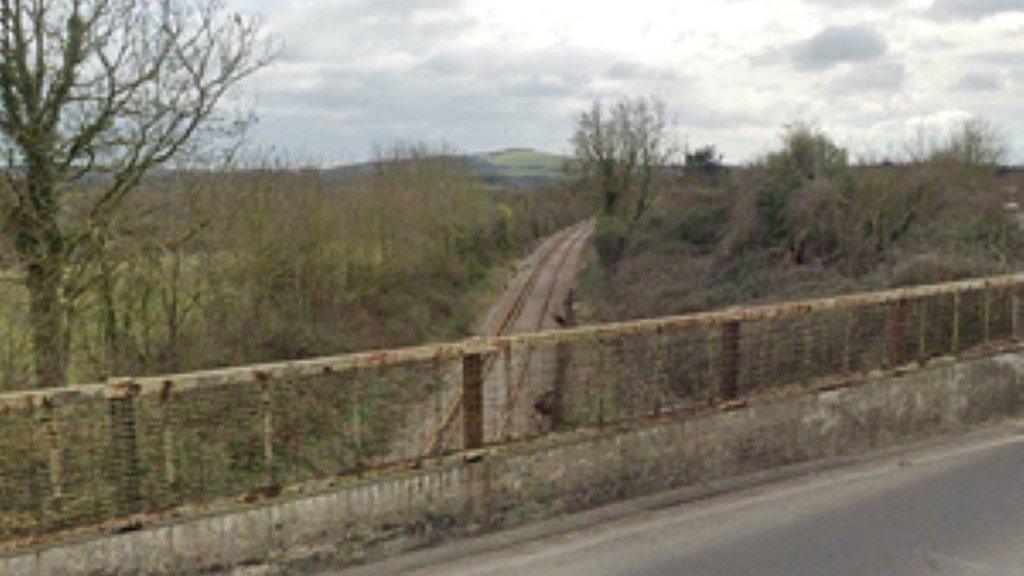 The site of the accident near to Brading