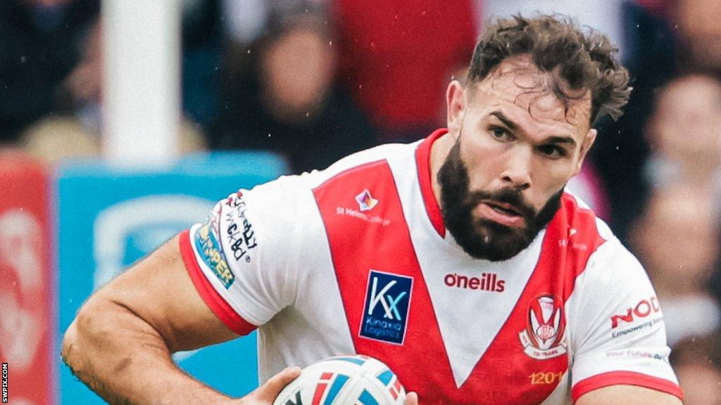 Alex Walmsley in action for St Helens