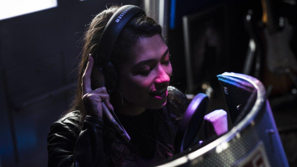 In the studio with Vanessa White