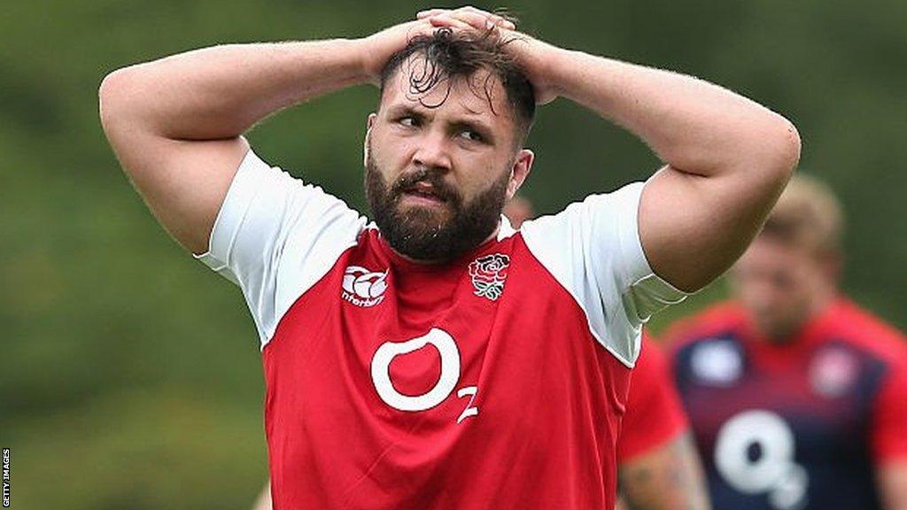 England prop Alex Corbisiero