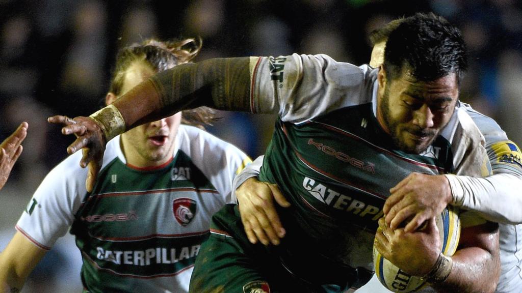 Leicester's fit-again centre Manu Tuilagi