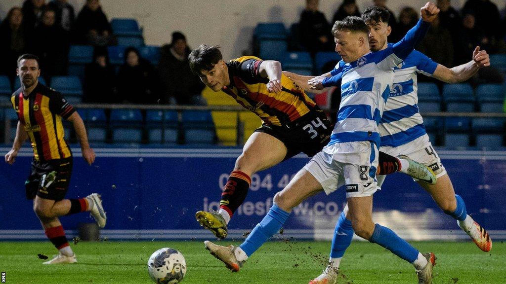 Rocco Diack scores for Partick Thistle against Morton