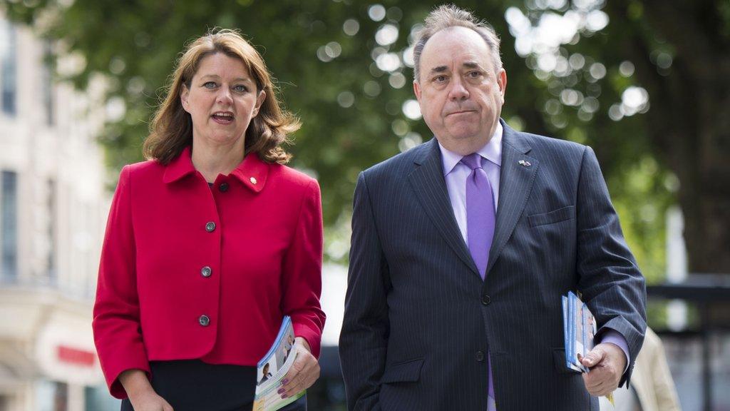 Leanne Wood and Alex Salmond