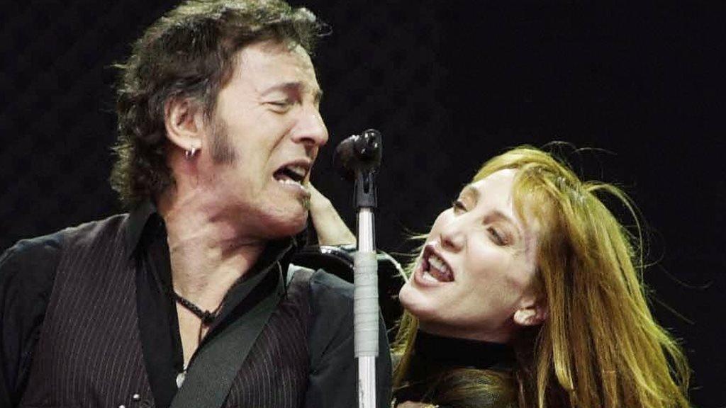 Bruce Springsteen and Patti Scialfa