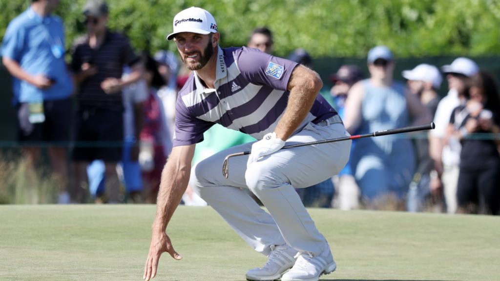 US Open Dustin Johnson, Ian Poulter, Justin Rose, Tommy Fleetwood at