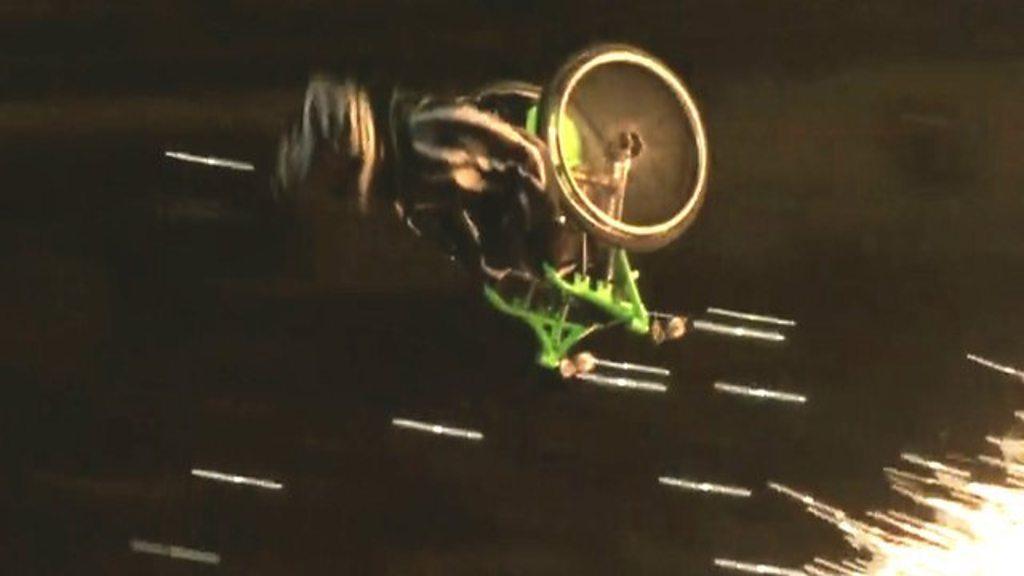 Amazing stunt opens Paralympic Games